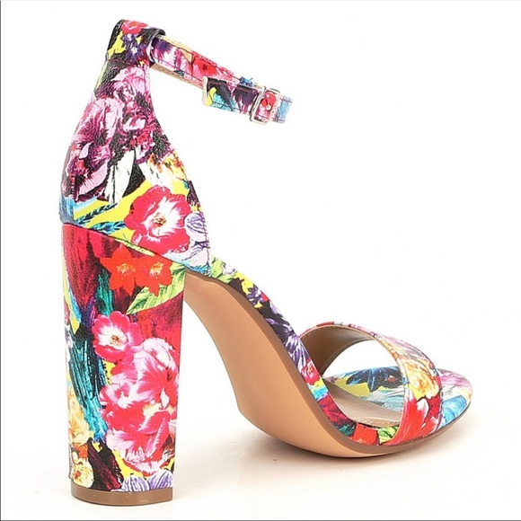 Steve Madden Shoes - Steve Madden Carrson Floral Open Toe Heels 7 M